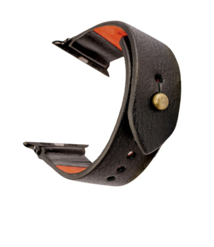 Black Apple Watch Strap - Pure Leather Strap